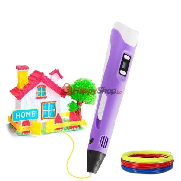 3D PEN писалка за рисуване и моделиране